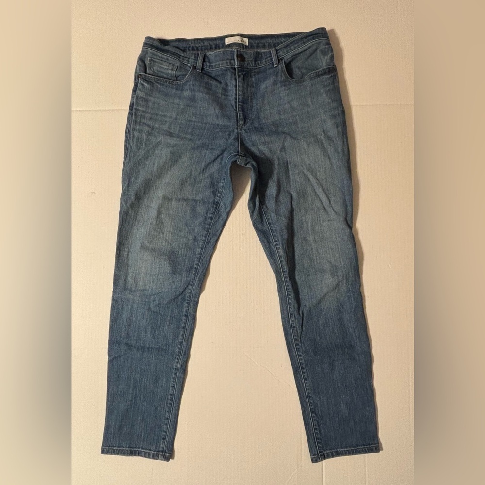 LOFT Ann Taylor Women Size 12 31 Jeans Dark Wash Slim Stretch Pants High Rise